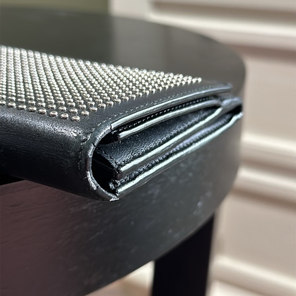 YSL Authentic Saint Laurent Studded Long Wallet - Picture 9 of 16